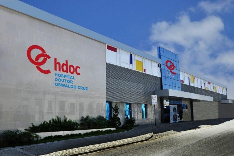Fachada do Hospital HDOC, onde fica a GastroDoc, no Centro de Fortaleza